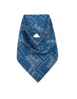 Palermo Velcro Bandana | Blue