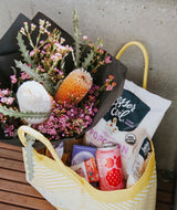 Erewhon market woven basket tote bag.