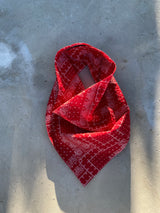 Palermo Velcro Bandana | Red