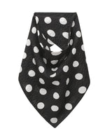 Coco easy on off bandana face covering and scarf. Perfect for travel. Add style and interest to any outfit.