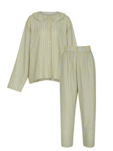 Striped Cotton Pajama Set | Capri