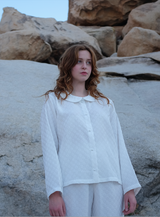 Lido Evening Pajamas Suit | White