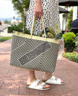 MM Shopping Bag for EREWHON | Beige Black