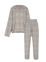 Summer pajamas sleep set for the modern women. Japanese liberty print cotton.