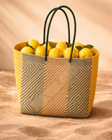 MODULARE Woven Tote Bag in Citrus