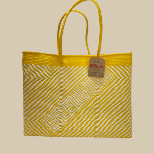 Erewhon market woven basket tote bag.