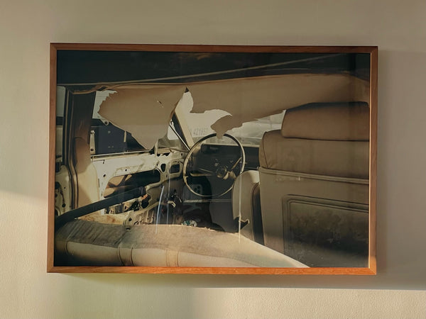 Interior White Volkswagen Beetle