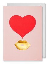 High quality heavy weight greeting card for Valentine's Day 